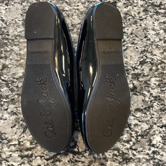 Girls Cat & Jack size 2 ballet flats. Only worn once. - Picture 3 of 4